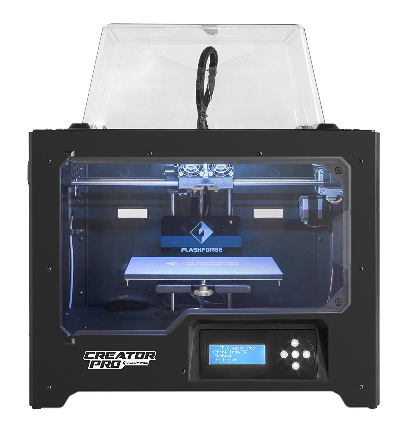 Flashforge Creator Pro mental frame 3d printer