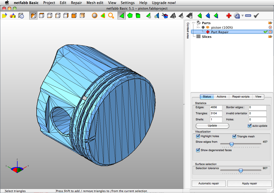 Netfabb Basic-3d printing software for free